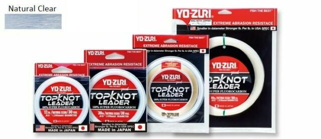 YO-ZURI TOPKNOT LEADER Clear Fluorocarbon Line – James' Tackle