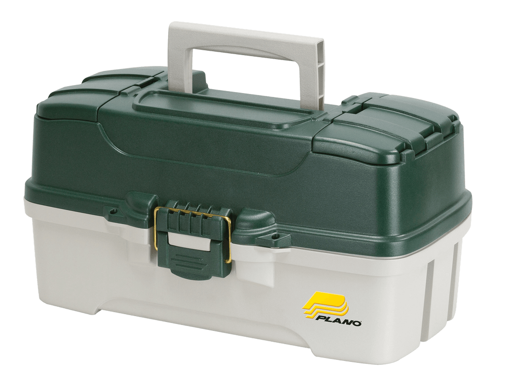PLANO Three-Tray Green Tackle Box – James' Tackle