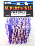 SUPERTACKLE Trolling Octopus Skirt 3" Foil/Purple x5
