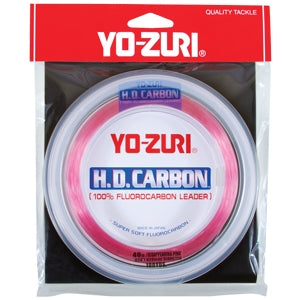 YO-ZURI H.D. CARBON Fluorocarbon Leader Disappearing Pink